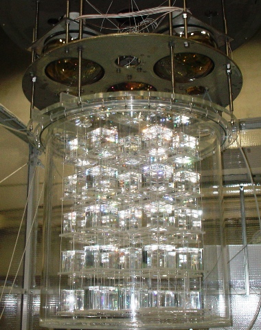 CANDLES IIIの液体シンチレータタンクの写真